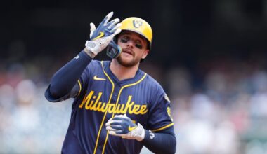 Brewers dominate Nationals, 14-3, for sweep behind Turang's homers