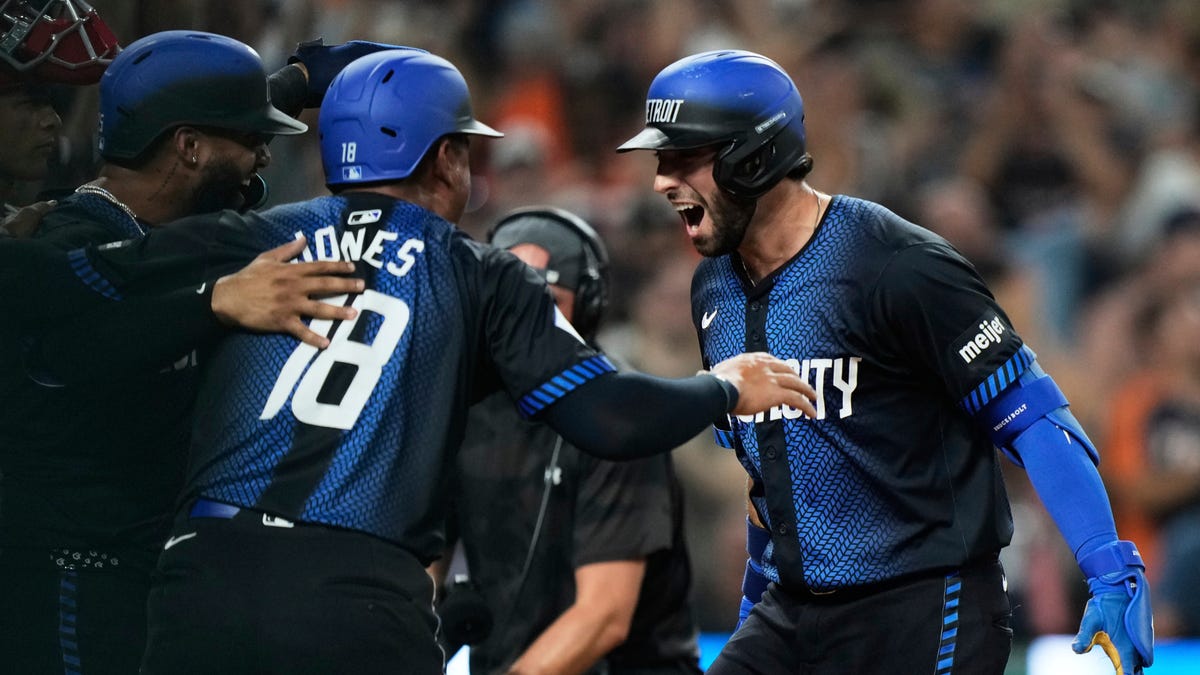 Tigers edge Angels on Vierling's three-run homer in eighth inning