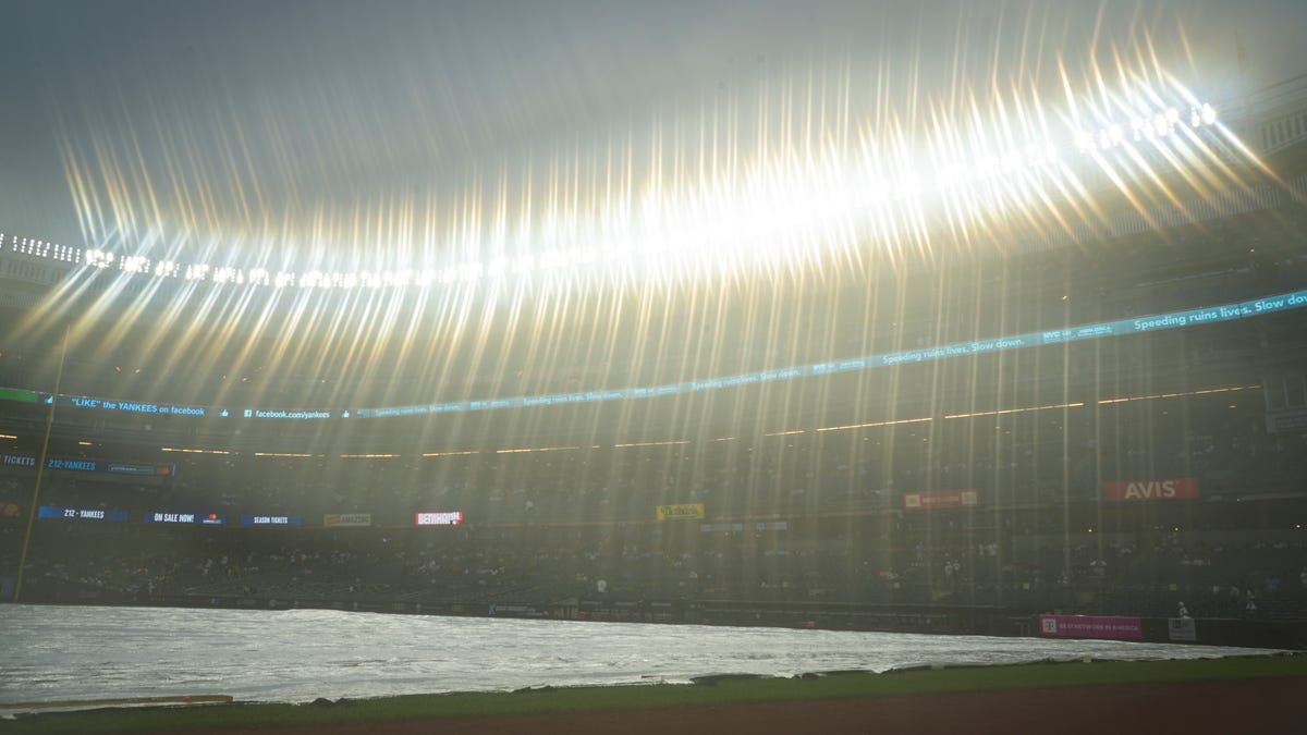 Yankees-Twins game delayed by rain. Here's latest start time