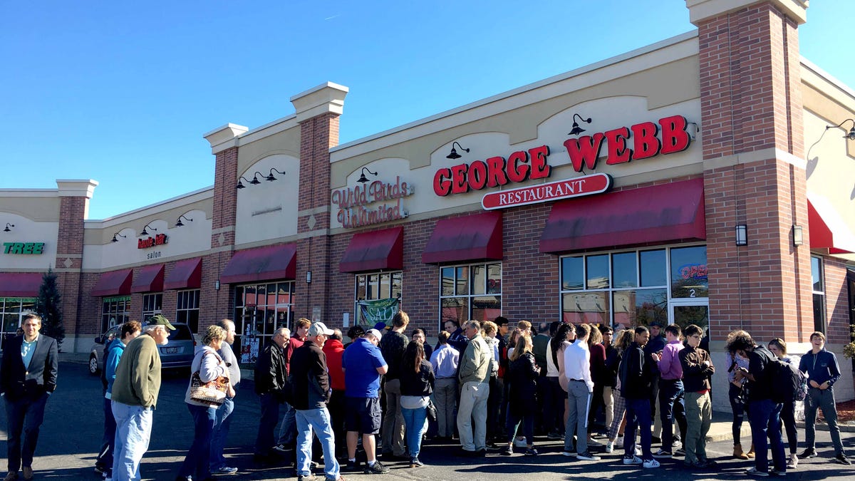 George Webb burger madness on social media after Brewers win again