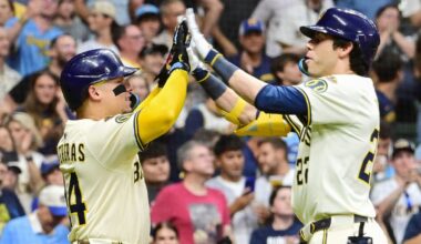 Brewers win streak makes huge gap in NL standings