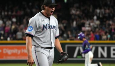 The reason Marlins' Tyler Phillips slaps himself before facing batters