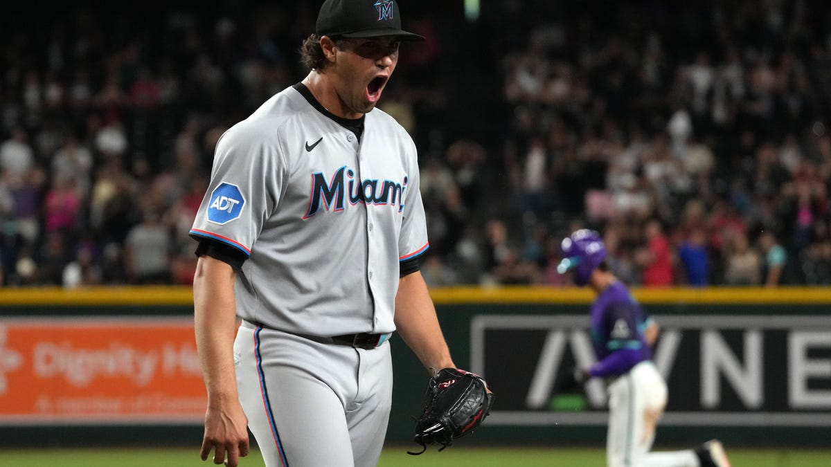 The reason Marlins' Tyler Phillips slaps himself before facing batters