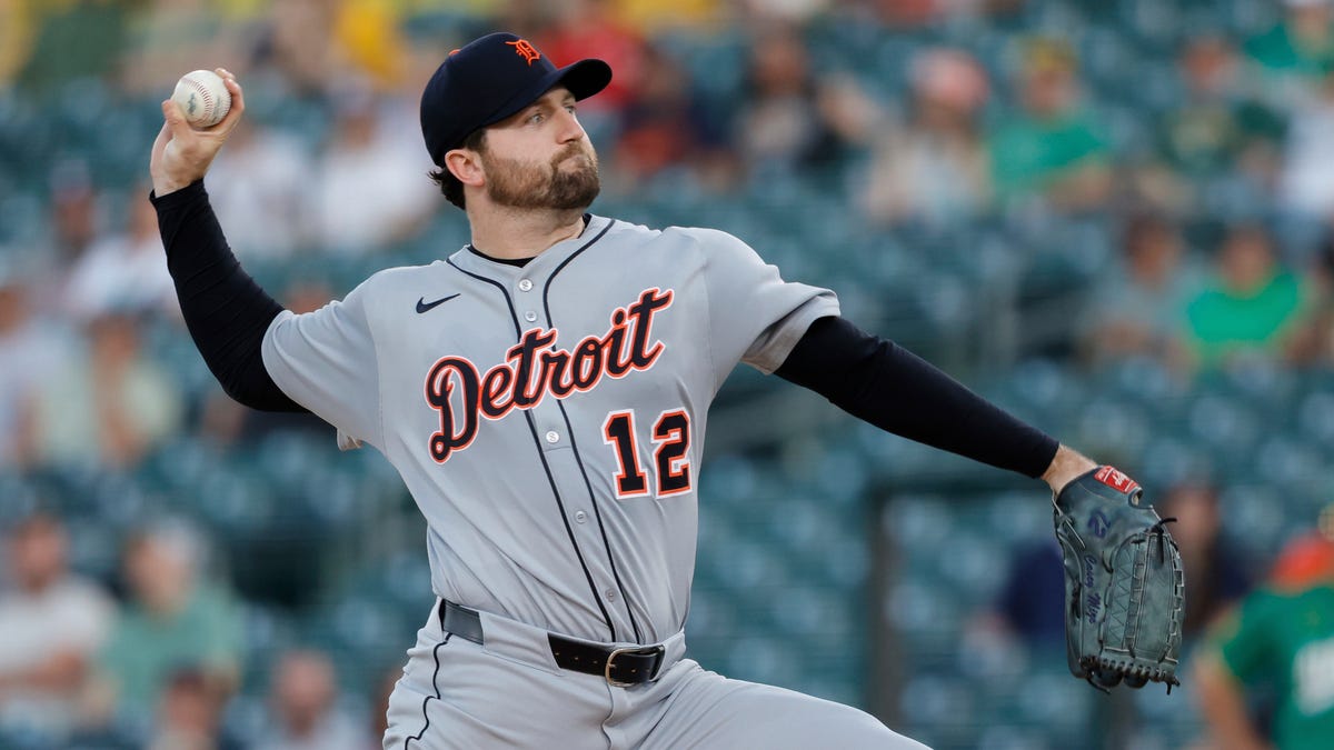 Tigers swept by A's; Mize struggles, offense held to two hits