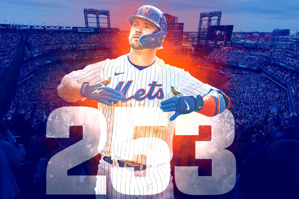 Pete Alonso belts 253rd career home run to break Mets record