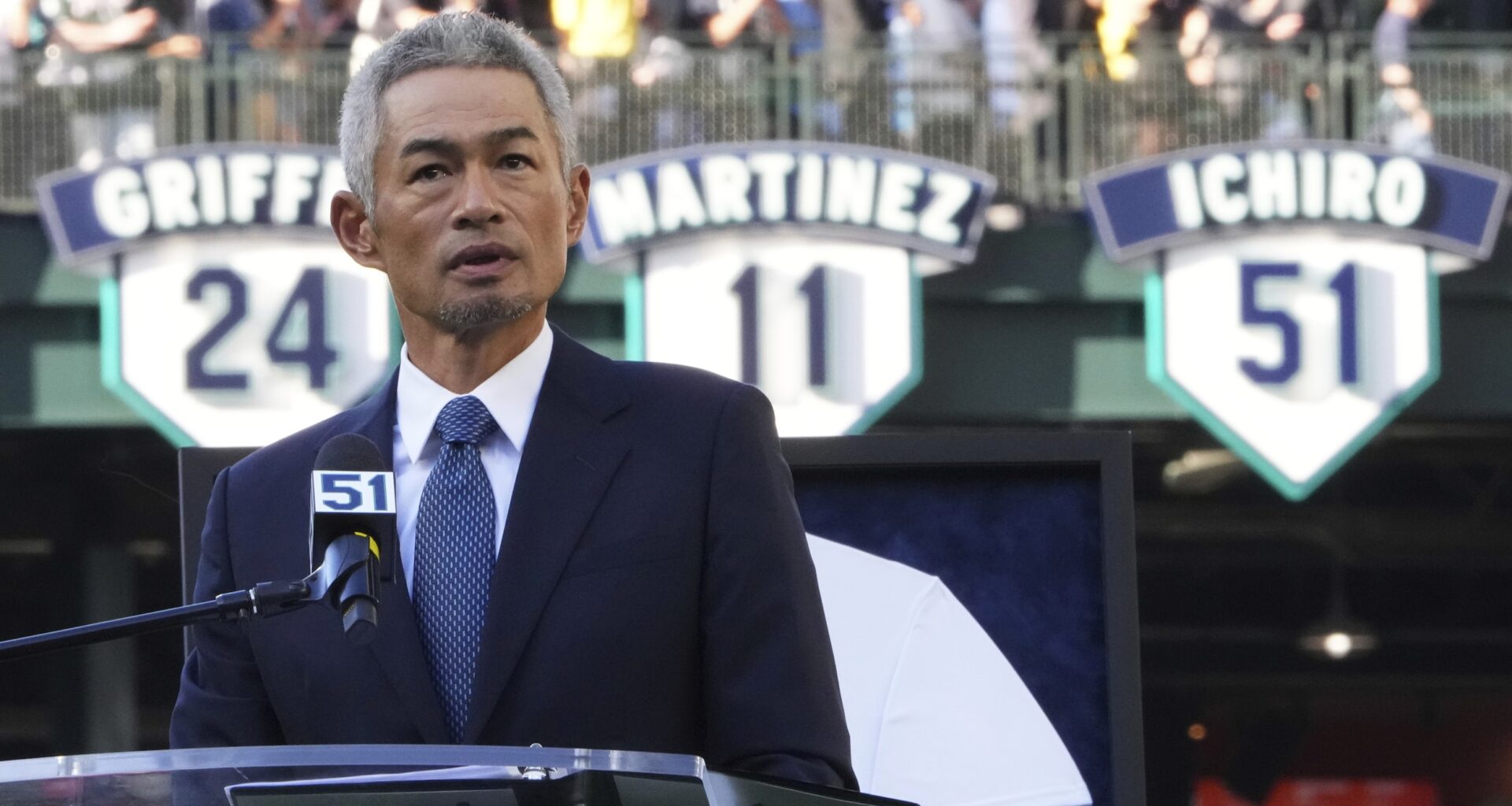 Ichiro Suzuki Seattle Mariners No. 51 jersey retirement