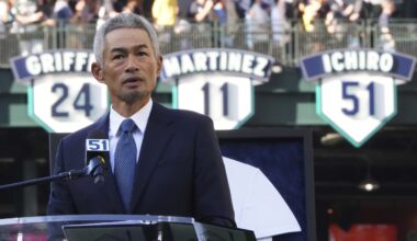 Ichiro Suzuki Seattle Mariners No. 51 jersey retirement
