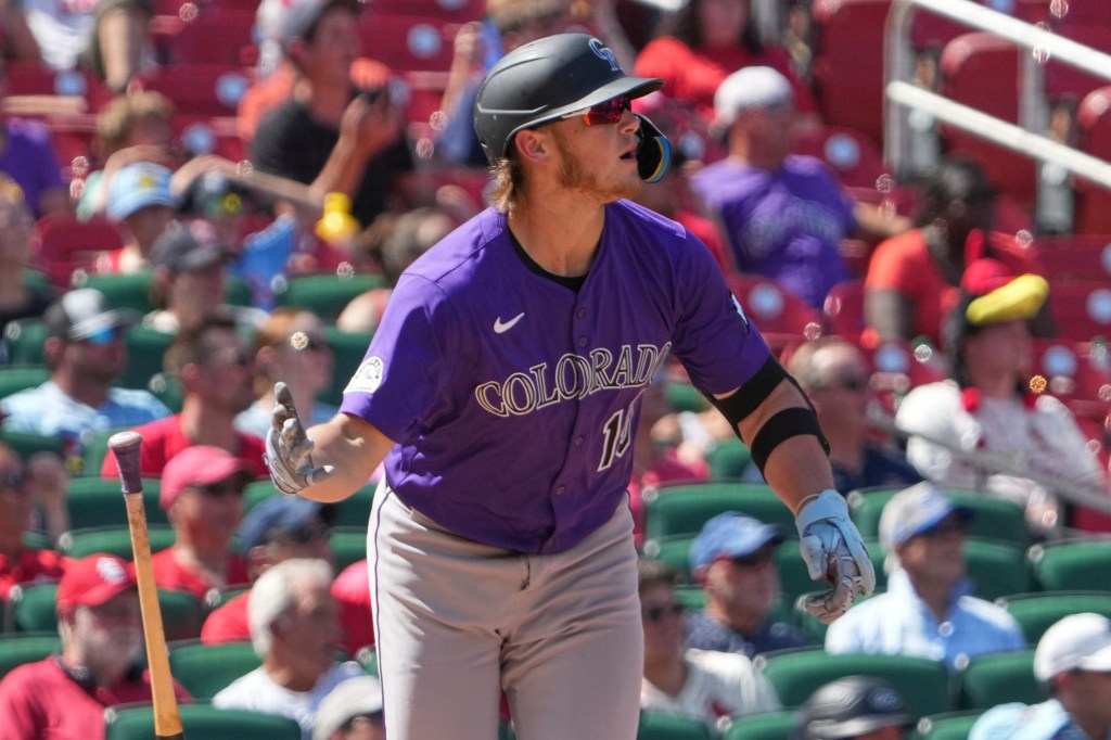 Hunter Goodman's pinch-hit homer lifts Rockies to 6-5 over Cardinals