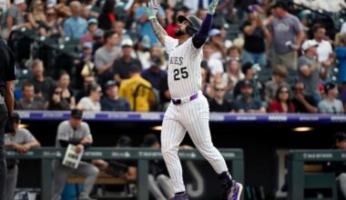 Rockies blast Diamondbacks for six runs in the eighth for win