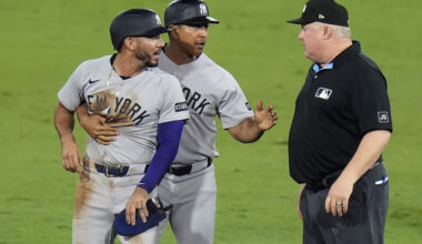 Yankees' Caballero ejected vs. Rays after strange series of events