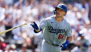 Dalton Rushing’s home run shocks Dodgers to life, leaves NL West tied – Orange County Register
