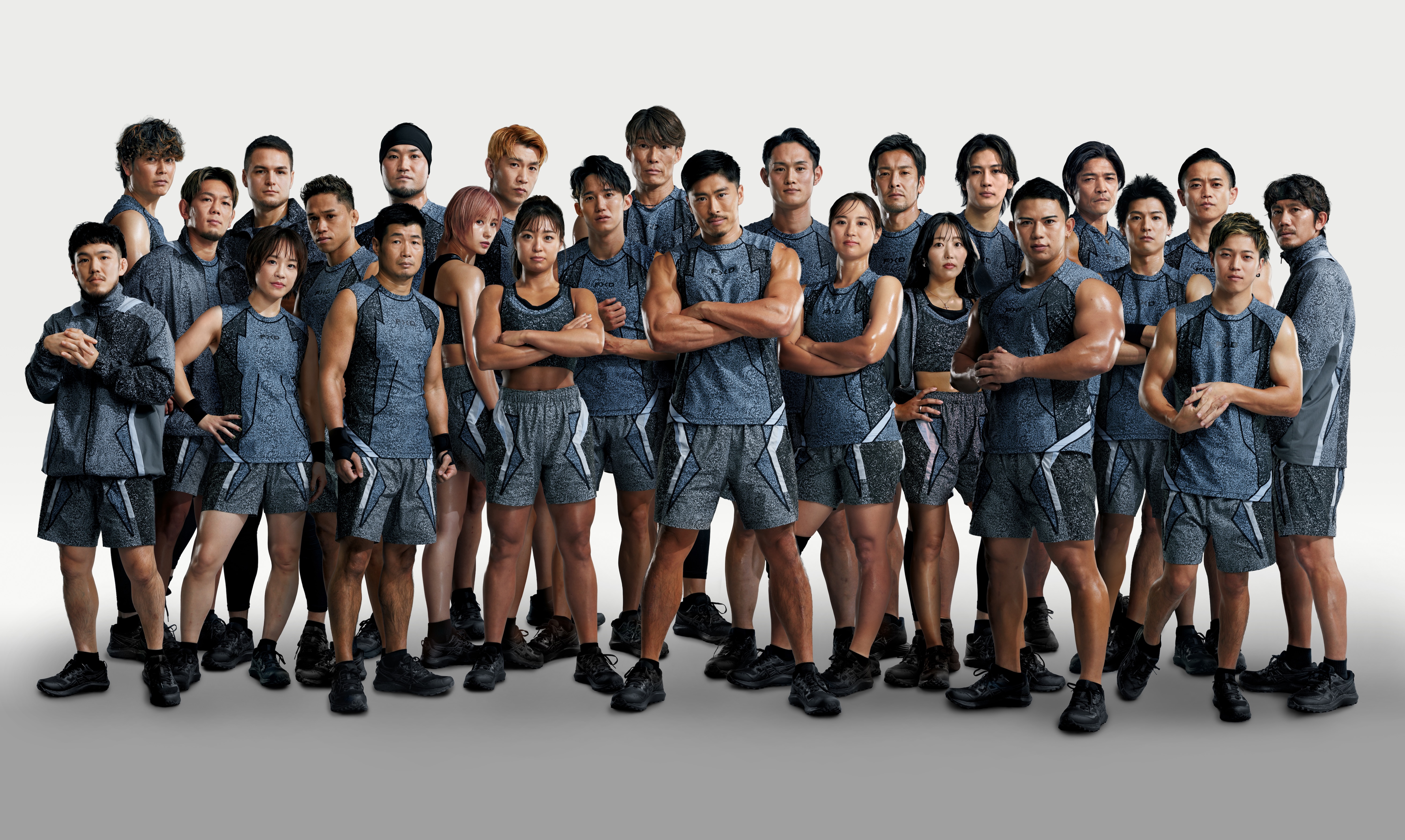 The cast of 'Final Draft,' a Japanese survival show on Netflix.