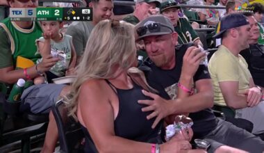 Grabby A's fan causes Chris Caray, Dallas Braden to crack up