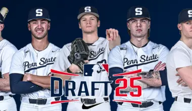 Baseball ties program record with five selections in 2025 MLB draft | Centre County Gazette