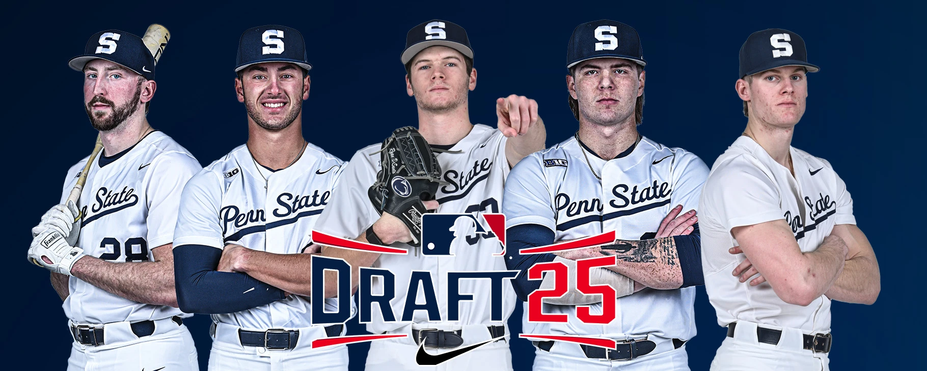 Baseball ties program record with five selections in 2025 MLB draft | Centre County Gazette