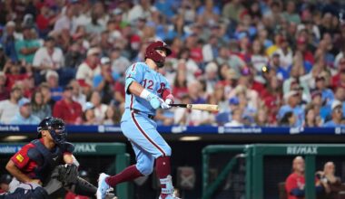 Kyle Schwarber Hits 4 Home Runs, Sets Phillies RBI Record