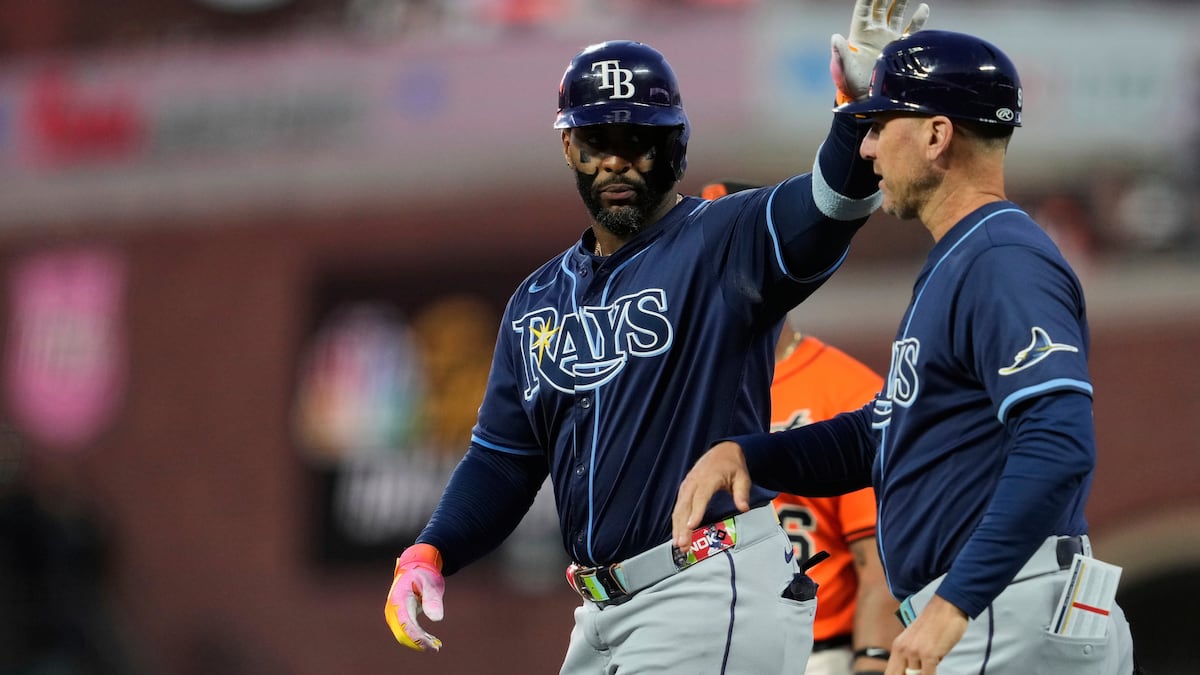 Rays avoid trouble in 8th inning, then rally in 9th to beat Giants - Tampa Bay Times