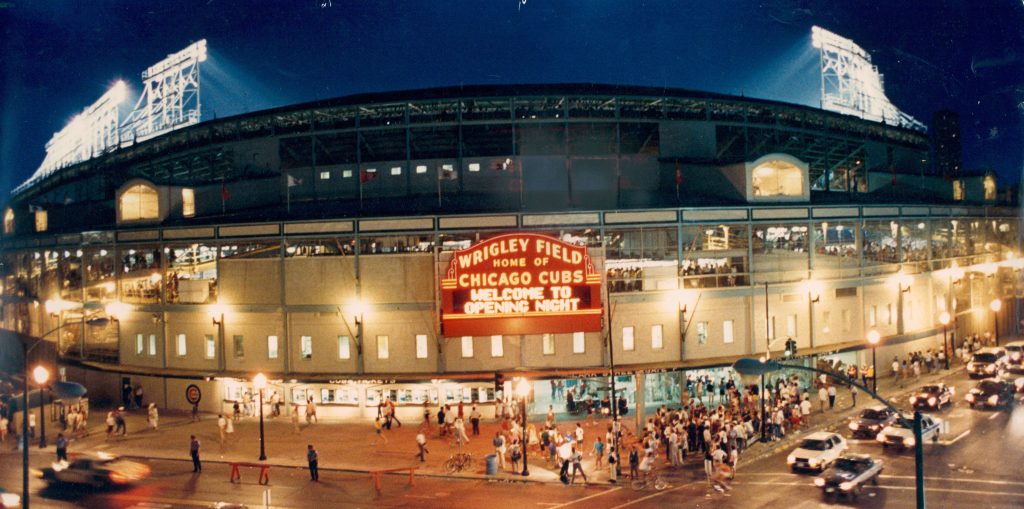 Cubs shine in first Wrigley Field night game that counted