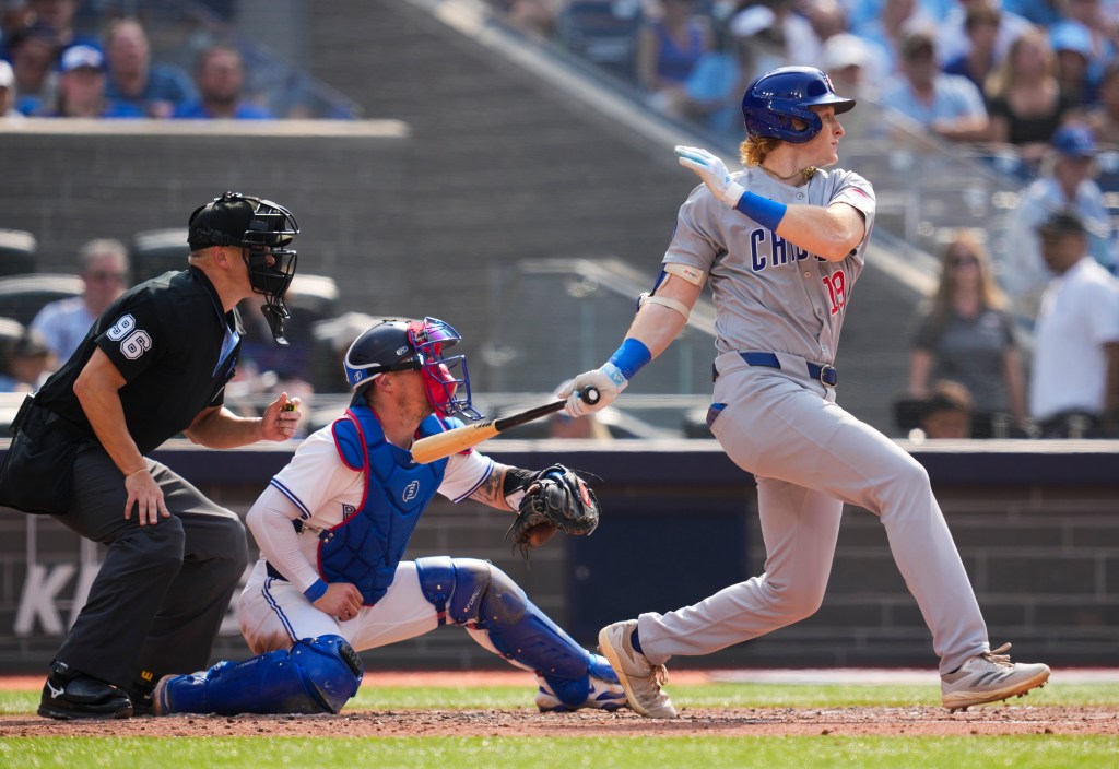 Owen Caissie makes MLB debut in another tough loss