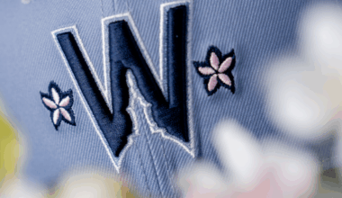 Washington Nationals unveil District Blueprint uniforms featuring cherry blossoms to kick off 20th anniversary season