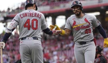 Winn drives in 3 runs, Cardinals take advantage of De La Cruz's error in 10th for 7-5 win over Reds