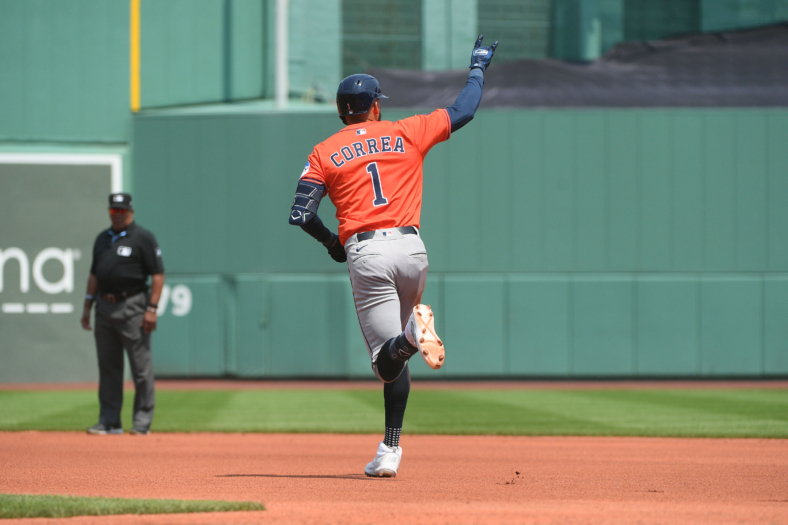 Houston Astros third baseman Carlos Correa