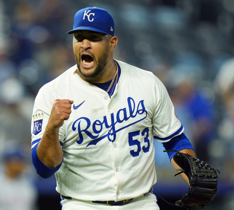 Kansas City Royals reliever Carlos Estevez
