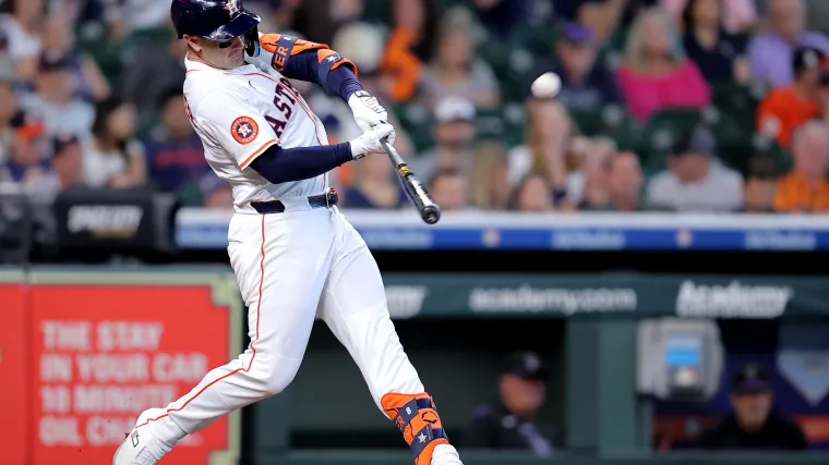 Astros' $60 million first baseman finding his groove at the plate image