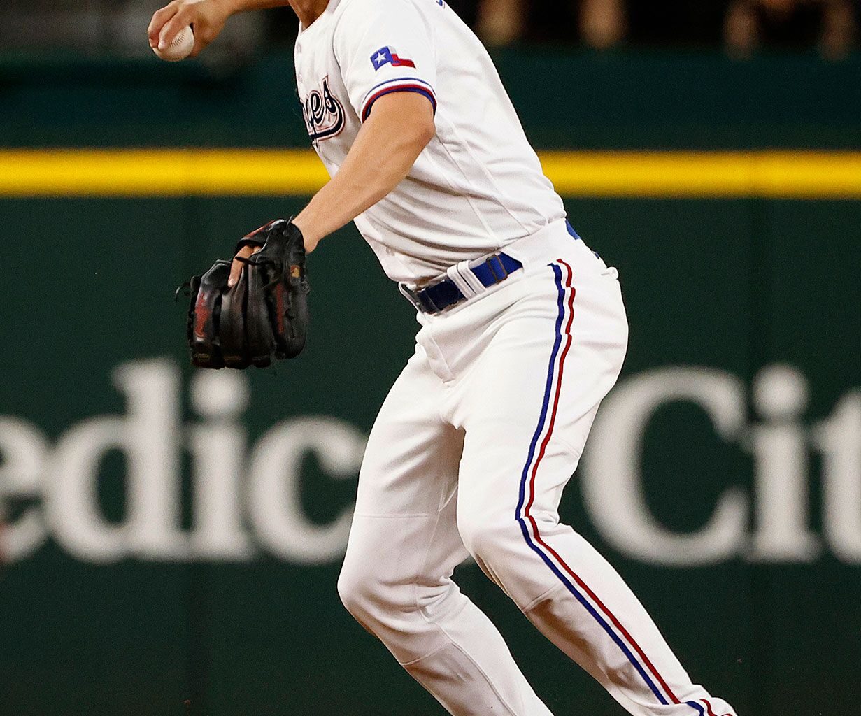 Corey Seager, shortstop for the Texas Rangers