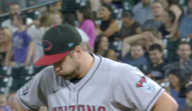 Watch: D-backs pitcher Jalen Beeks swallows fly before allowing Rockies homer