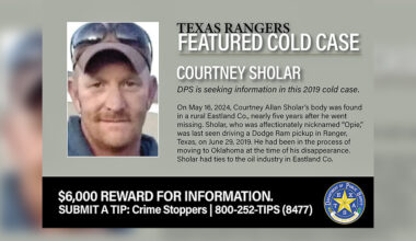 Texas Rangers Seek Tips in Eastland Co. Cold Case