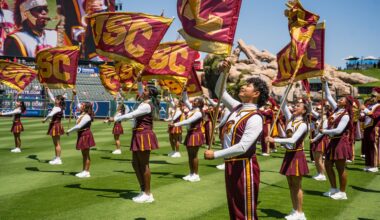 Angel Stadium comes alive with the Spirit of Troy