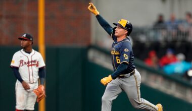 Braves lose to Major League-best Brewers 3-1