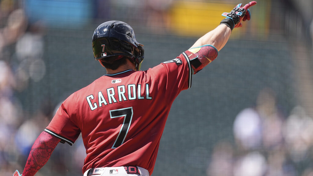 Corbin Carroll 474-foot home run Rockies Lourdes Gurriel Jr....