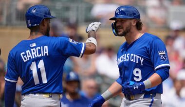 Pasquantino and Garcia homer as the Royals hold off the Tigers for a wild 10-8 win