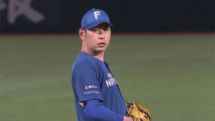 Hokkaido Nippon-Ham Fighters pitcher Takayuki Kato © Pacific League TV