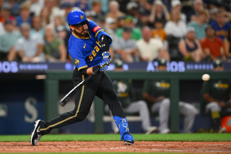 Seattle Mariners third baseman Eugenio Suarez