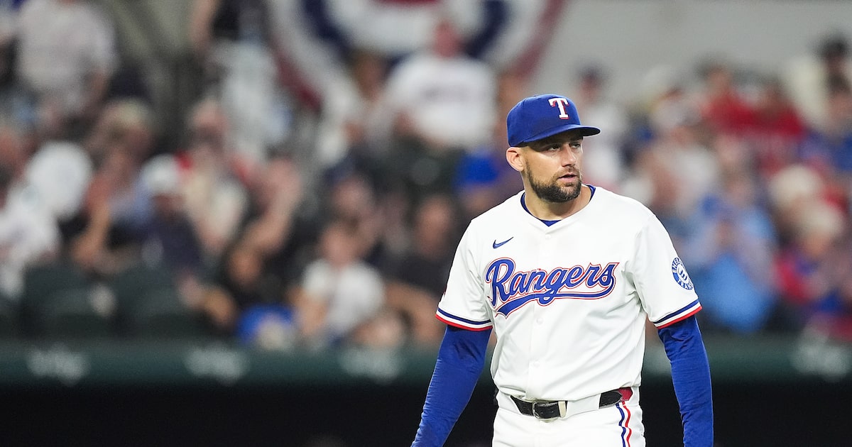 Texas Rangers RHP Nathan Eovaldi named AL Pitcher of the Month for July