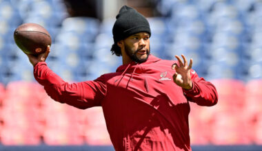 Kyler Murray #1 of the Arizona Cardinals...