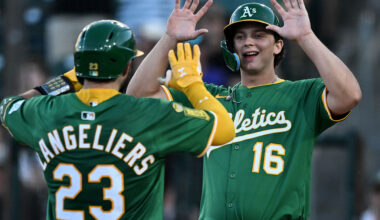 Athletics arrive in Washington D.C. to face sliding Nats