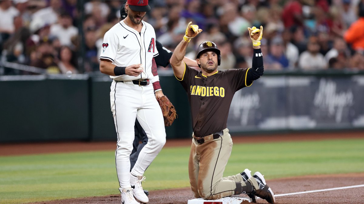 Laureano has big night, Padres erupt in 11th to beat Arizona – NBC 7 San Diego