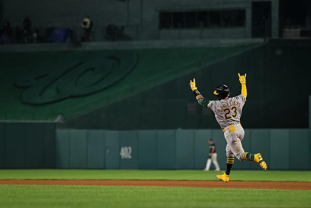 Shea Langeliers belts 3 HR as Athletics roll past Nationals