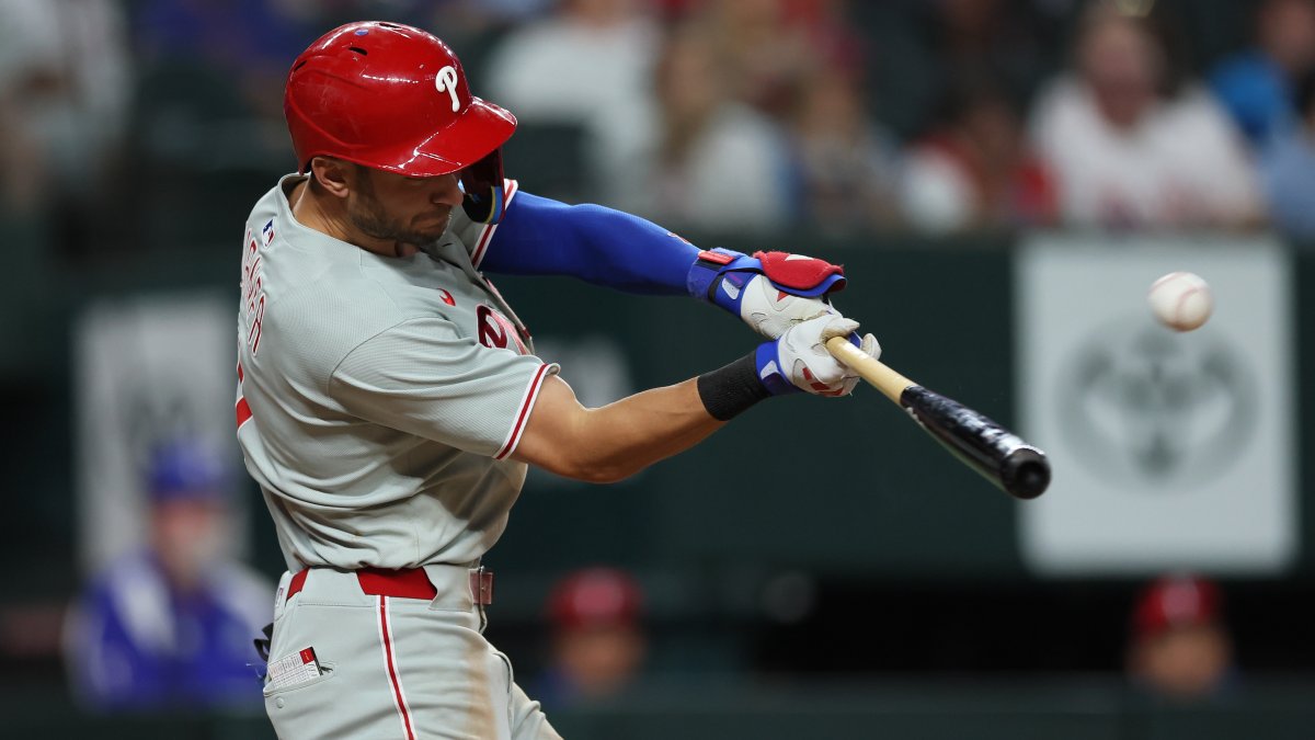 Phillies outfield remains a platoon, Trea Turner slugging on road – NBC10 Philadelphia