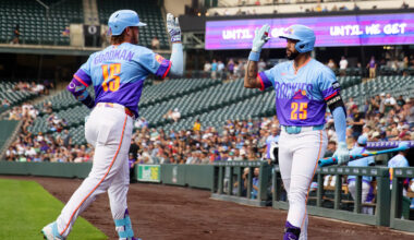 Rockies edge Arizona 4-3 as Goodman goes deep for third time in four days