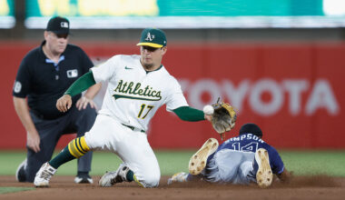 Athletics fall to Rays in series opener in Sacramento