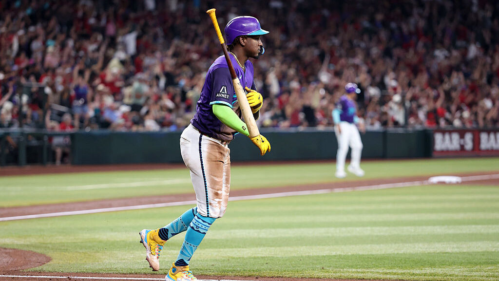 Geraldo Perdomo #2 of the Arizona Diamondbacks...