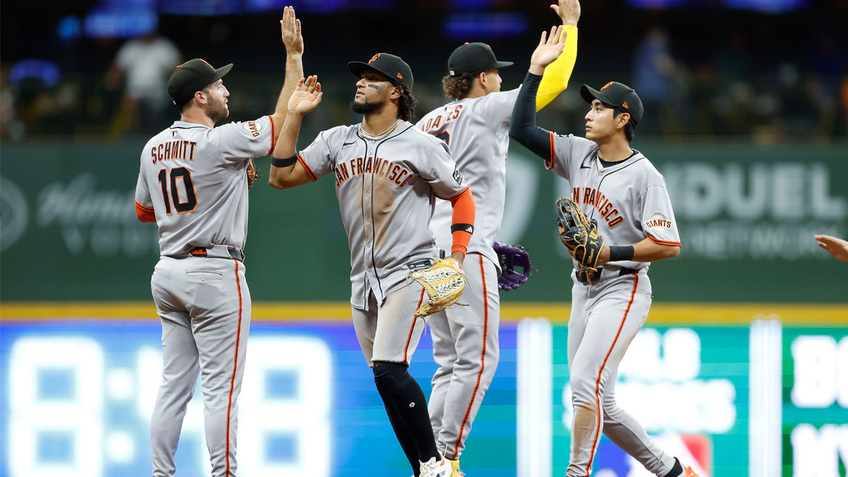 Giants’ ninth-inning rally fuels comeback win over Brewers – NBC Sports Bay Area & California