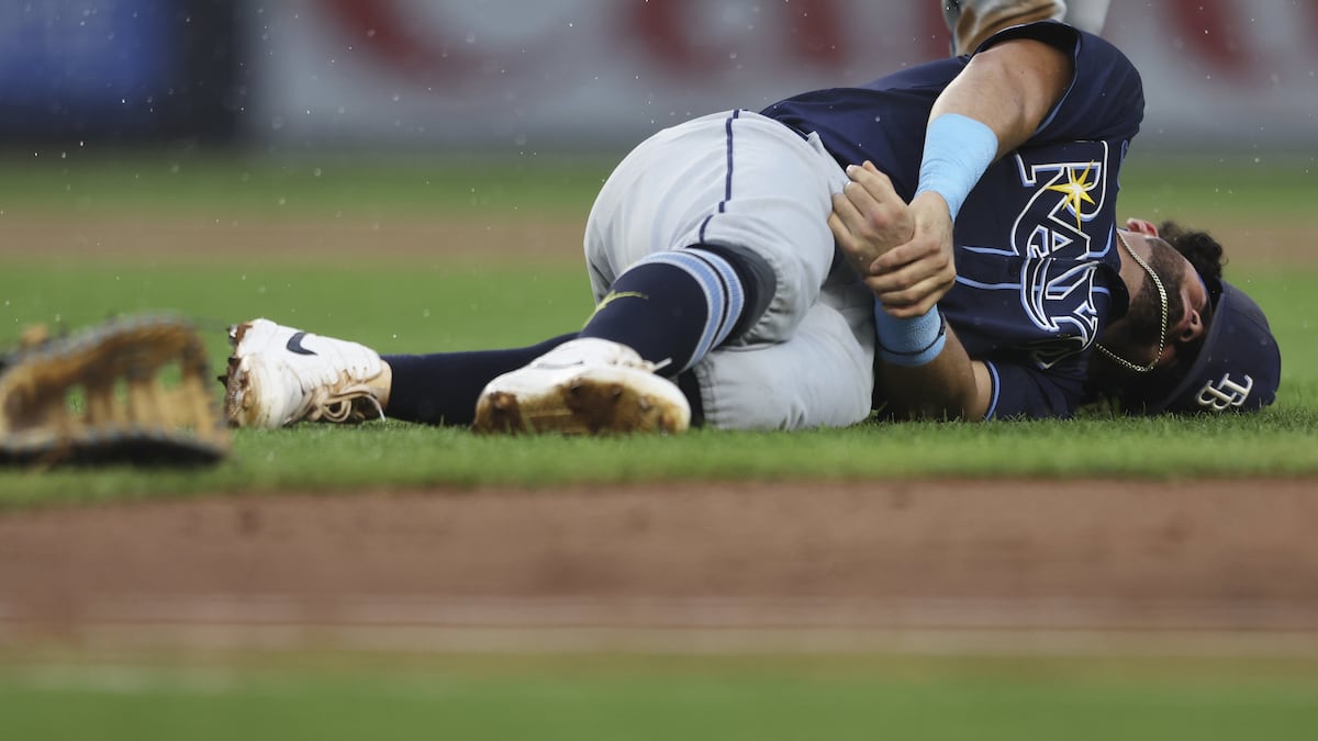 Rays’ Jonathan Aranda likely to miss next month with fractured wrist - Tampa Bay Times