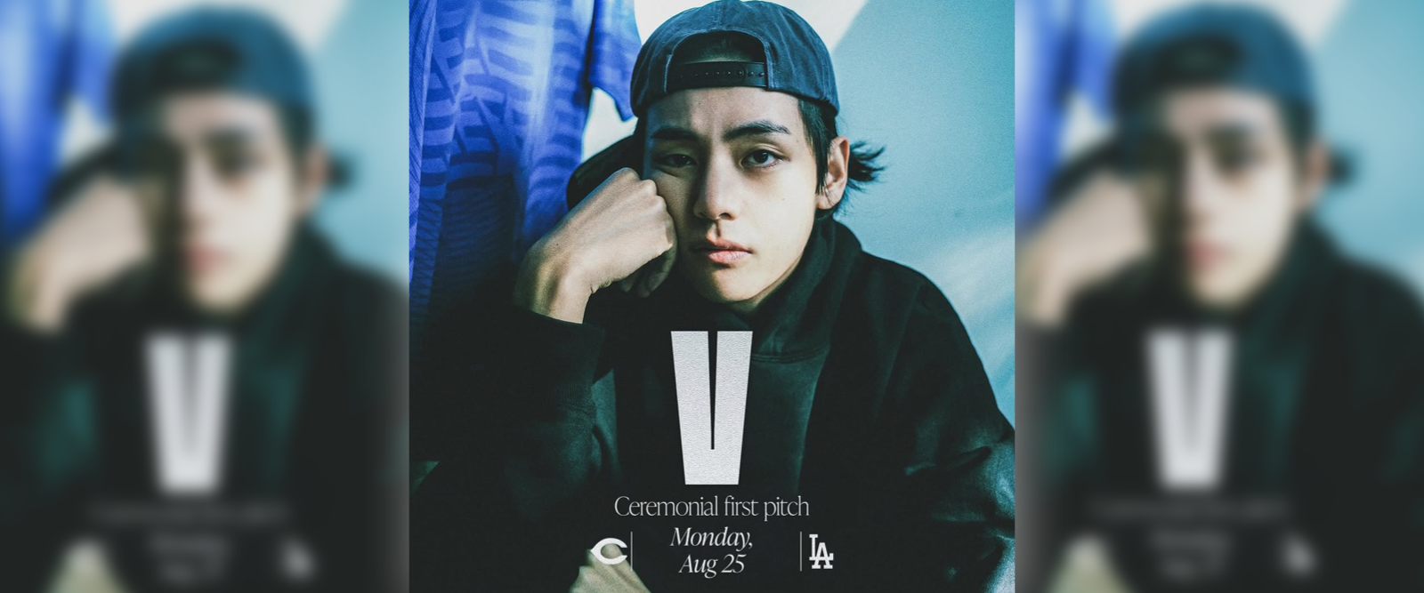 BTS’ V to Throw First Pitch at Los Angeles Dodgers Game