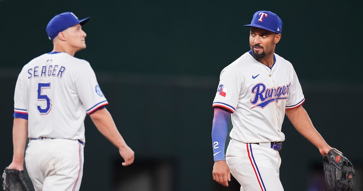 Texas Rangers’ Marcus Semien out of lineup vs. Blue Jays after hit by pitch